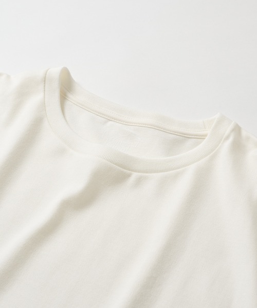 HANES(ヘインズ)の「【Hanes】1P Hanes T-SHIRTS SHIRO for HER クロップドワイドTシャツ(Tシャツ/カットソー・レディース・ホワイト・FREE)」の12枚目の写真