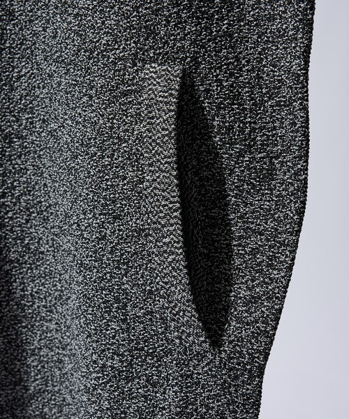 ABAHOUSE GRAY（アバハウスグレイ）の「ハイゲージニット ライダース（ライダースジャケット・メンズ・ブラック/ライトグレー/ネイビー・46/48/50）」の5枚目の写真