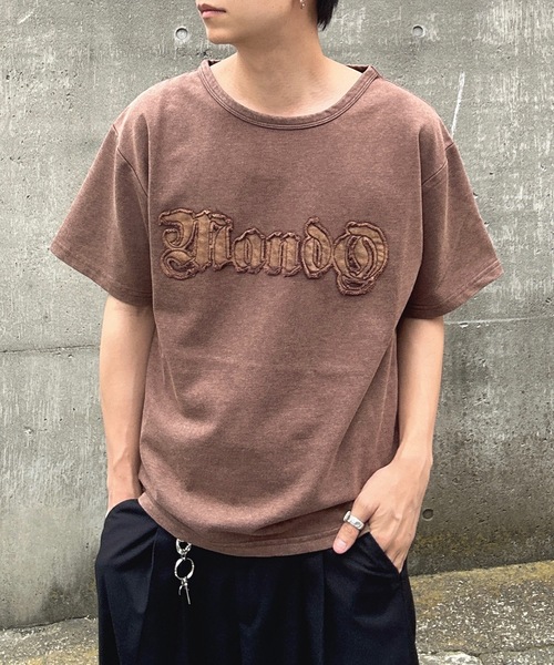 MandO(エムオー)(エムオー)の「ヴィンテージカレッジロゴTシャツ(Tシャツ/カットソー・メンズ・ブラック/ブラウン・LARGE/MEDIUM)」の2枚目の写真