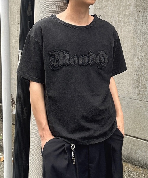 MandO(エムオー)(エムオー)の「ヴィンテージカレッジロゴTシャツ(Tシャツ/カットソー・メンズ・ブラック/ブラウン・LARGE/MEDIUM)」の3枚目の写真