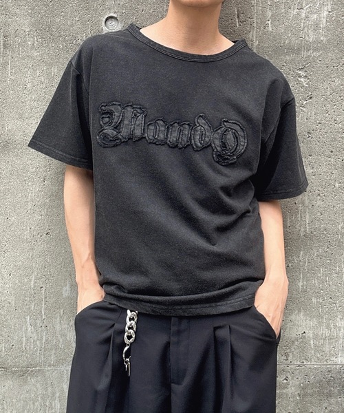MandO(エムオー)(エムオー)の「ヴィンテージカレッジロゴTシャツ(Tシャツ/カットソー・メンズ・ブラック/ブラウン・LARGE/MEDIUM)」の6枚目の写真