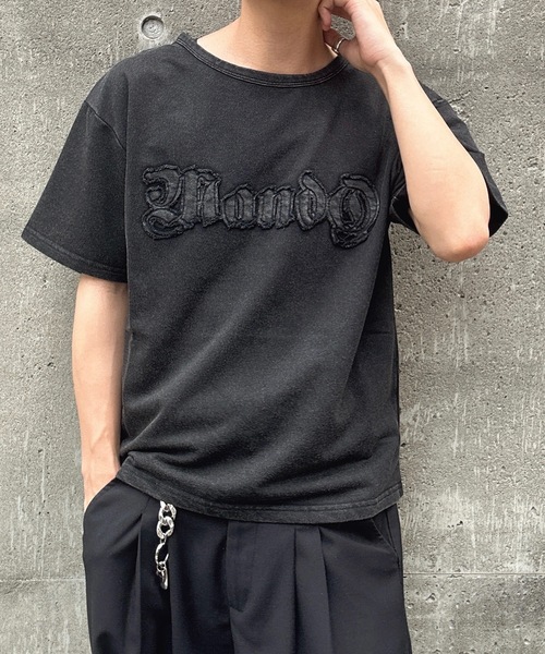 MandO(エムオー)(エムオー)の「ヴィンテージカレッジロゴTシャツ(Tシャツ/カットソー・メンズ・ブラック/ブラウン・LARGE/MEDIUM)」の7枚目の写真