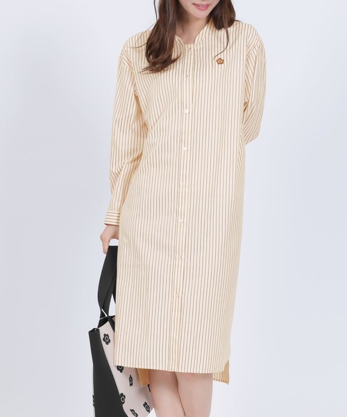 マリアトゥーリ☆シャツワンピース☆コットン ロングシャツ ワンピース（シャツワンピース）｜MARY QUANT（マリー