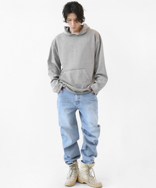 minsobi(ミンソビ)の「ストレートフィット レタリングデニムパンツ S/M/L(デニムパンツ・メンズ・ブルー・MEDIUM/SMALL/LARGE)」の22枚目の写真