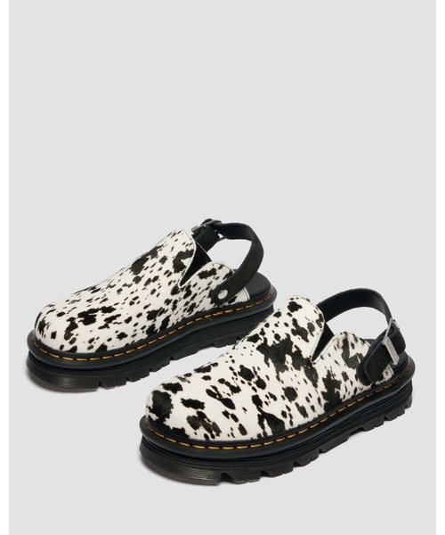Dr. Martens(ドクターマーチン)の「Dr. Martens/ドクターマーチン ZEBZAG ミュール 42850100(サンダル・メンズ・ホワイト×ブラック・UK9/UK8/UK7/UK6/UK5/UK4/UK3)」の4枚目の写真