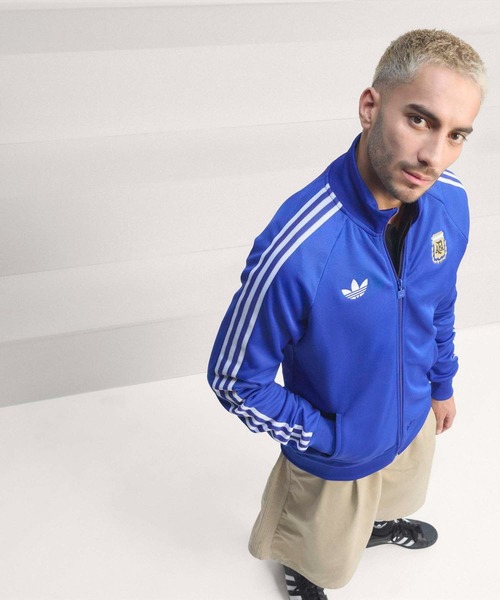 adidas（アディダス）の「アルゼンチン代表 オリジナルス トラックトップ / ジャージ / アディダス adidas（ジャージ・メンズ・ブルー・XX-LARGE/XXX-LARGE/LARGE/MEDIUM/SMALL/X-LARGE）」の4枚目の写真