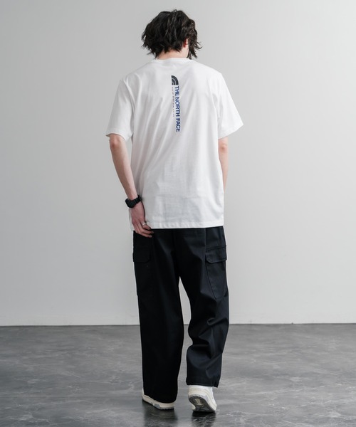 THE NORTH FACE(ザノースフェイス)の「THE NORTH FACE ザ・ノースフェイス M VERTICAL REGULAR SHORT バックプリント半袖Tシャツ(Tシャツ/カットソー・メンズ・ブラック/ホワイト・L/M/S/XL)」の8枚目の写真