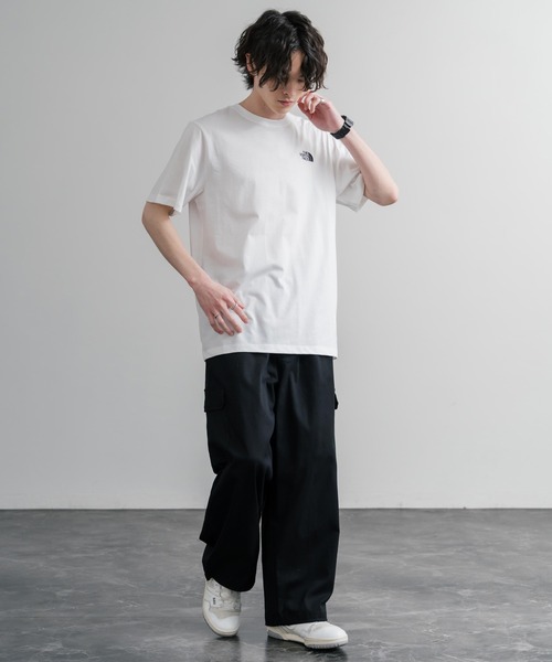 THE NORTH FACE(ザノースフェイス)の「THE NORTH FACE ザ・ノースフェイス M VERTICAL REGULAR SHORT バックプリント半袖Tシャツ(Tシャツ/カットソー・メンズ・ブラック/ホワイト・L/M/S/XL)」の9枚目の写真