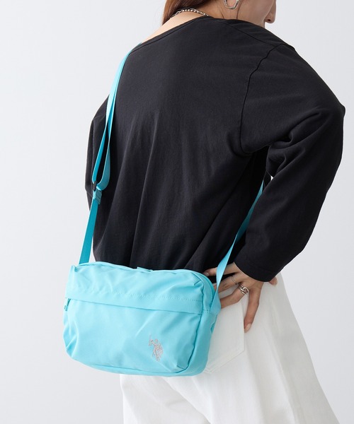 U.S. POLO ASSN.(ユーエスポロアッスン)の「【U.S. POLO ASSN.】スクエアショルダーバック USPA-2737(ショルダーバッグ・レディース・オフホワイト/ブルー/グレー/ブラック/ピンク/グリーン/レッド/ベージュ/イエロー/ネイビー・FREE)」の20枚目の写真