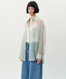 deia cross blouse _ Mint