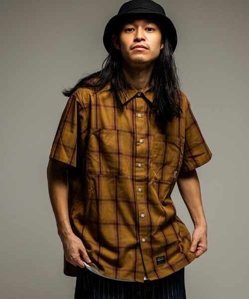 430（フォーサーティ）の「mhs2612- S-S OMBRE CHECK SHIRT オンブレチェックシャツ(26-083)（シャツ/ブラウス・メンズ・オフホワイト/ブラック/ブラウン・3/2/1/0）」の3枚目の写真