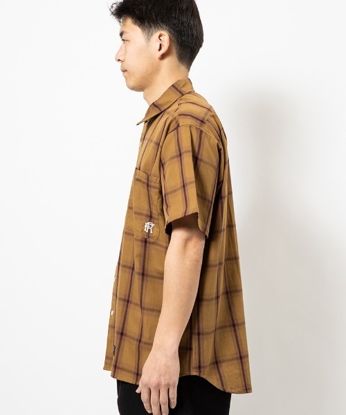 430（フォーサーティ）の「mhs2612- S-S OMBRE CHECK SHIRT オンブレチェックシャツ(26-083)（シャツ/ブラウス・メンズ・オフホワイト/ブラック/ブラウン・3/2/1/0）」の12枚目の写真