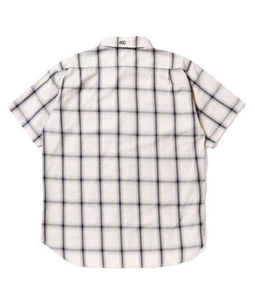 430（フォーサーティ）の「mhs2612- S-S OMBRE CHECK SHIRT オンブレチェックシャツ(26-083)（シャツ/ブラウス・メンズ・オフホワイト/ブラック/ブラウン・3/2/1/0）」の18枚目の写真