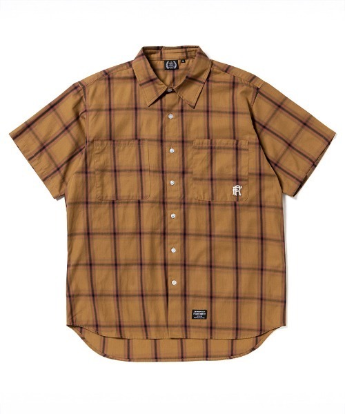 430（フォーサーティ）の「mhs2612- S-S OMBRE CHECK SHIRT オンブレチェックシャツ(26-083)（シャツ/ブラウス・メンズ・オフホワイト/ブラック/ブラウン・3/2/1/0）」の19枚目の写真