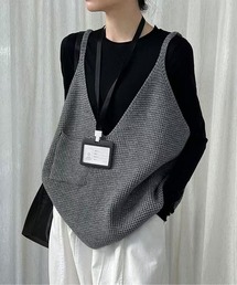 LUCPY（ラクピー）の「ニットVネックビスチェ（その他トップス）」