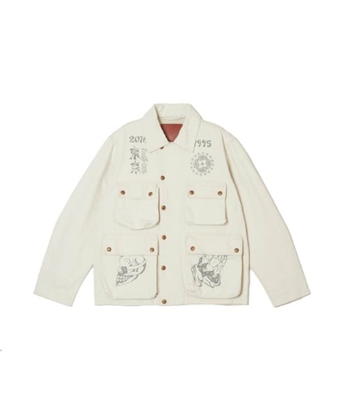 TATTOO FLASH PRINT POCKET DENIM JACKET（デニムジャケット