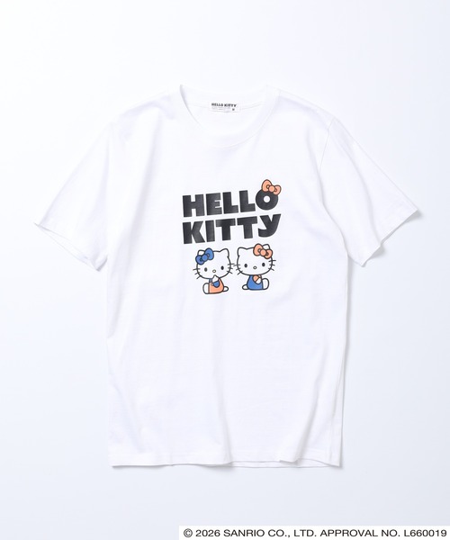 sanrio(サンリオ)の「サンリオキャラクターズ 天竺半袖Tシャツ(Tシャツ/カットソー・レディース・ラベンダー/ブラック/ネイビー/オートミール/ピンク/オフホワイト/ホワイト/ネイビー系/ライトグリーン系/アイボリー系/ブラック系1/ブラック系/ホワイト系1/ホワイト系/チャコール/サックスブルー系/ライトグリーン/ブルーグレー・M/LL/L)」の19枚目の写真