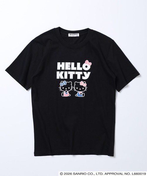 sanrio(サンリオ)の「サンリオキャラクターズ 天竺半袖Tシャツ(Tシャツ/カットソー・レディース・ラベンダー/ブラック/ネイビー/オートミール/ピンク/オフホワイト/ホワイト/ネイビー系/ライトグリーン系/アイボリー系/ブラック系1/ブラック系/ホワイト系1/ホワイト系/チャコール/サックスブルー系/ライトグリーン/ブルーグレー・M/LL/L)」の20枚目の写真
