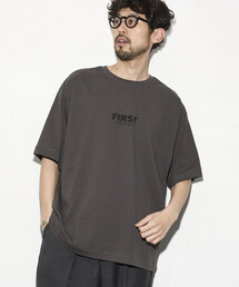 Firsthand/ファーストハンド 6オンス フロントロゴプリント クルーネックTシャツ / バックプリントTシャツ PRINT FRESH FIRST