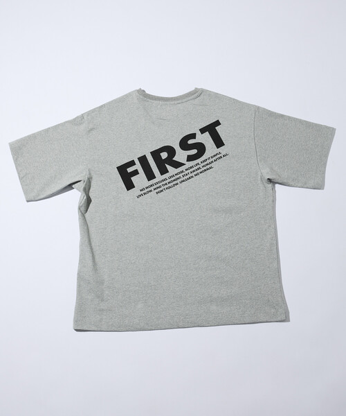 Firsthand(ファーストハンド)の「Firsthand/ファーストハンド 6オンス フロントロゴプリント クルーネックTシャツ / バックプリントTシャツ PRINT FRESH FIRST(Tシャツ/カットソー・メンズ・ブルーグレー/ブラック/ホワイト/グレー/チャコールグレー・LARGE/MEDIUM)」の9枚目の写真