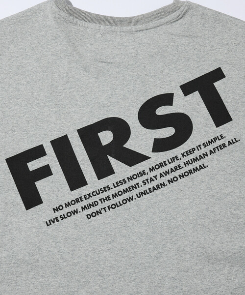Firsthand(ファーストハンド)の「Firsthand/ファーストハンド 6オンス フロントロゴプリント クルーネックTシャツ / バックプリントTシャツ PRINT FRESH FIRST(Tシャツ/カットソー・メンズ・ブルーグレー/ブラック/ホワイト/グレー/チャコールグレー・LARGE/MEDIUM)」の16枚目の写真
