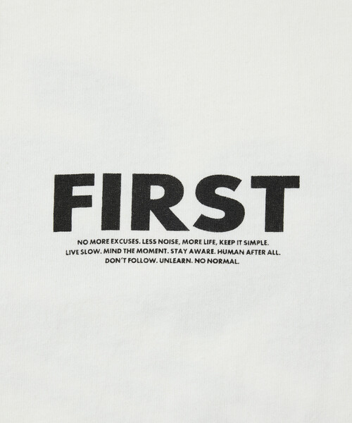 Firsthand(ファーストハンド)の「Firsthand/ファーストハンド 6オンス フロントロゴプリント クルーネックTシャツ / バックプリントTシャツ PRINT FRESH FIRST(Tシャツ/カットソー・メンズ・ブルーグレー/ブラック/ホワイト/グレー/チャコールグレー・LARGE/MEDIUM)」の20枚目の写真