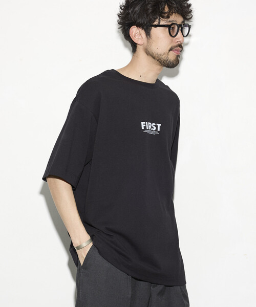 Firsthand(ファーストハンド)の「Firsthand/ファーストハンド 6オンス フロントロゴプリント クルーネックTシャツ / バックプリントTシャツ PRINT FRESH FIRST(Tシャツ/カットソー・メンズ・ブルーグレー/ブラック/ホワイト/グレー/チャコールグレー・LARGE/MEDIUM)」の6枚目の写真