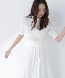 NATURAL BEAUTY BASIC | パッチワークニット(ニット/セーター)
