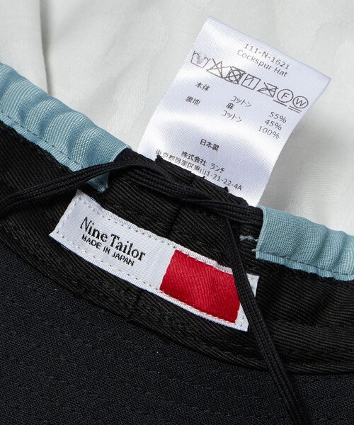 Nine Tailor（ナインテイラー）の「＜Nine Tailor＞COCKSPUR ハット（ハット・メンズ・ブラック/ベージュ・FREE）」の11枚目の写真