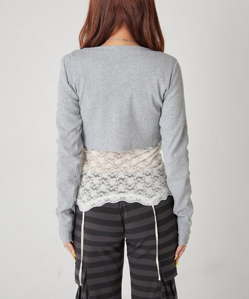 WHO'S WHO gallery(フーズフーギャラリー)の「【WEB限定サイズあり】ナポレオンショートトップス(Tシャツ/カットソー・レディース・オフホワイト/グレー/ブラック/イエロー・SMALL/MEDIUM)」の21枚目の写真