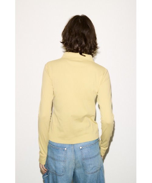 THROW by SLY(スローバイスライ)の「THROW COTTON FLYSE PK SH コットンフライスポケットシャツ 春服 夏服(シャツ/ブラウス・レディース・ライトイエロー/ネイビー・FREE)」の11枚目の写真
