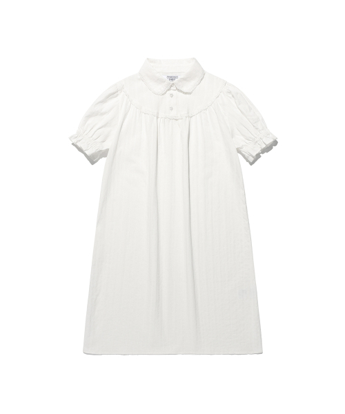 NICE GHOST CLUB（ナイスゴーストクラブ）の「FFATS SHIRRING PUFF DRESS_WHITE(NG2GSUPA93A)（ワンピース・レディース・ホワイト・SMALL/MEDIUM）」の5枚目の写真