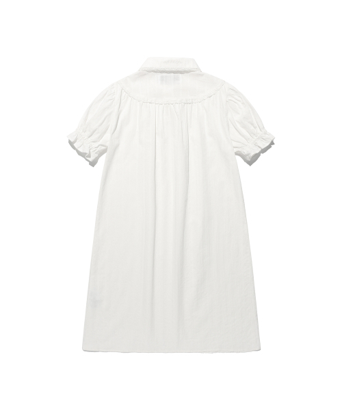 NICE GHOST CLUB（ナイスゴーストクラブ）の「FFATS SHIRRING PUFF DRESS_WHITE(NG2GSUPA93A)（ワンピース・レディース・ホワイト・SMALL/MEDIUM）」の6枚目の写真