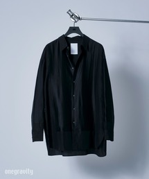 onegravity（ワングラビティ）の「onegravity   リネンシャンブレー コンビネーションシャツ（シャツ/ブラウス）」