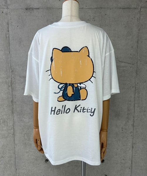 GLAMOROUS JANE(グラマラスジェーン)の「HELLO KITTY日焼けプリント半袖Tシャツ(Tシャツ/カットソー・レディース・グリーン/オフホワイト/ブラック・FREE)」の7枚目の写真