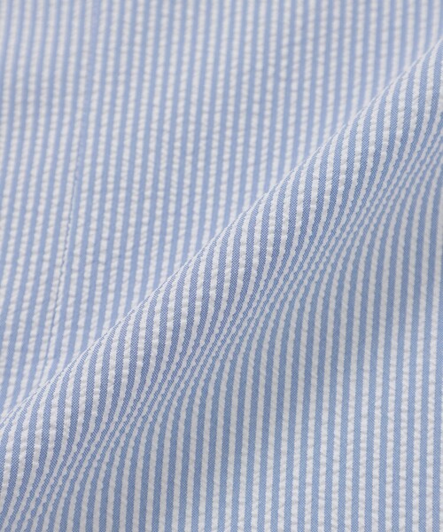 MACKINTOSH PHILOSOPHY(マッキントッシュ フィロソフィー)の「【WEB&一部店舗限定】トロッター スクエアボタンダウン半袖シャツ サッカーストライプ(シャツ/ブラウス・メンズ・ネイビー/ブルー系その他3/グリーン系その他5/ホワイト・42/40/38)」の17枚目の写真