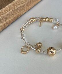 CAPRICIEUX LE'MAGE（カプリシューレマージュ）の「〈GOLDY/ゴールディ〉クリアビーズブレス（ブレスレット）」