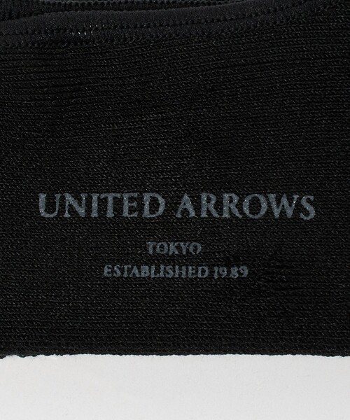 UNITED ARROWS(ユナイテッドアローズ)の「ミニパイル イン ソックス(ソックス/靴下・メンズ・ブラック/グレー系・FREE)」の6枚目の写真