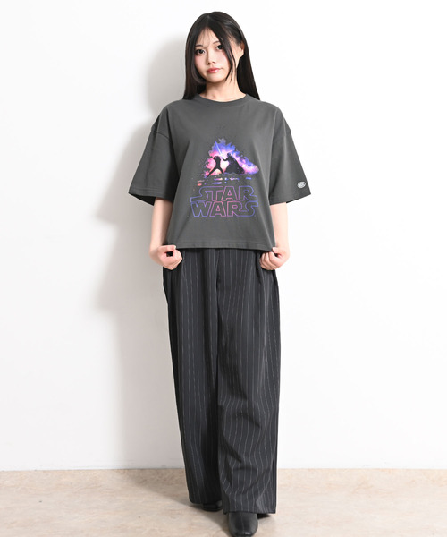 Disney(ディズニー)の「『DISCUS/ディスカス』STAR WARS半袖Tシャツ【Z】(Tシャツ/カットソー・レディース・ブラック系2/ブラック系1・L/M)」の14枚目の写真
