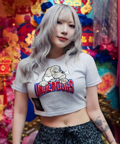 GALFY(ガルフィー)の「【別注】GA×GALFY-別注わんわん大学Tee(Tシャツ/カットソー・レディース・ホワイト/ブラック/ピンク・S/L/XL)」の12枚目の写真