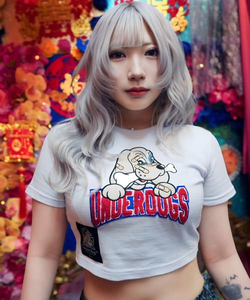 GALFY(ガルフィー)の「【別注】GA×GALFY-別注わんわん大学Tee(Tシャツ/カットソー・レディース・ホワイト/ブラック/ピンク・S/L/XL)」の11枚目の写真
