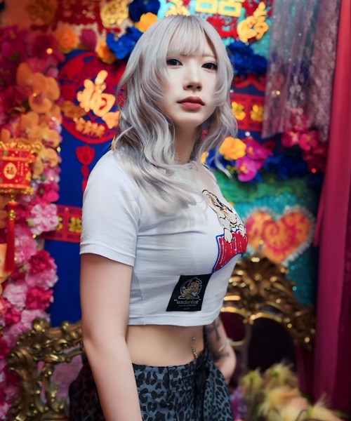 GALFY(ガルフィー)の「【別注】GA×GALFY-別注わんわん大学Tee(Tシャツ/カットソー・レディース・ホワイト/ブラック/ピンク・S/L/XL)」の10枚目の写真