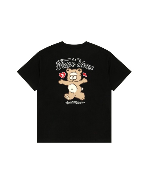 AAPE BY A BATHING APE(エーエイプバイアベイシングエイプ)の「AAPE BASIC TEE(Tシャツ/カットソー・レディース・ブラック/アイボリー・SMALL/XX-SMALL/X-SMALL)」の1枚目の写真