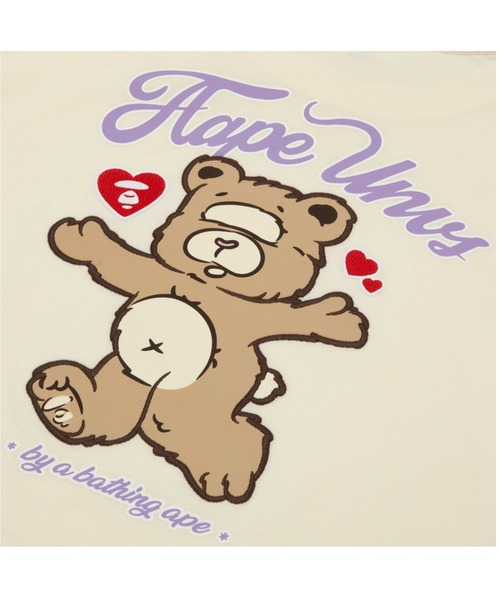 AAPE BY A BATHING APE(エーエイプバイアベイシングエイプ)の「AAPE BASIC TEE(Tシャツ/カットソー・レディース・ブラック/アイボリー・SMALL/XX-SMALL/X-SMALL)」の5枚目の写真