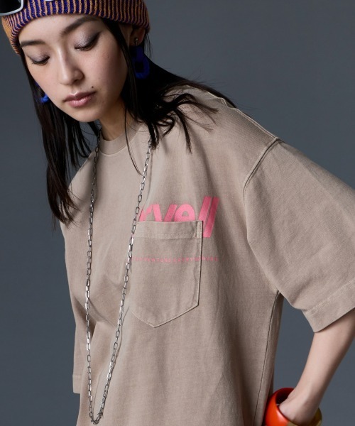 GEVS.(ジェイヴィス)の「綿100%ロゴプリントチュニックTシャツ<大きいサイズ有>GEVS.(その他トップス・レディース・オフホワイト/ブラック/ベージュ・M/L/LL/3L/4L/5L)」の16枚目の写真