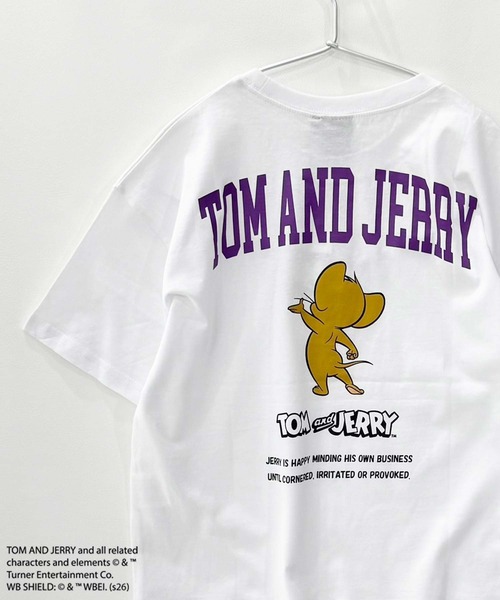 TOM&JERRY BIG 半袖Tシャツ トム＆ジェリー（Tシャツ/カットソー