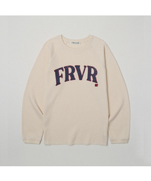 Friver logo waffle t-shirt [FRSP05LT04]_Cream