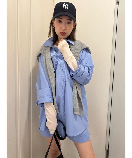 TRUNC(トランクエイティーエイト)の「Utility Shirt & Shorts Setup(シャツ/ブラウス・レディース・ブルー・FREE)」の20枚目の写真