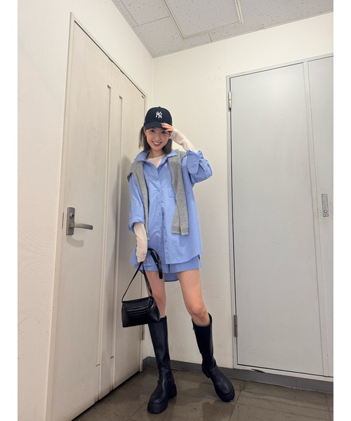 TRUNC(トランクエイティーエイト)の「Utility Shirt & Shorts Setup(シャツ/ブラウス・レディース・ブルー・FREE)」の22枚目の写真
