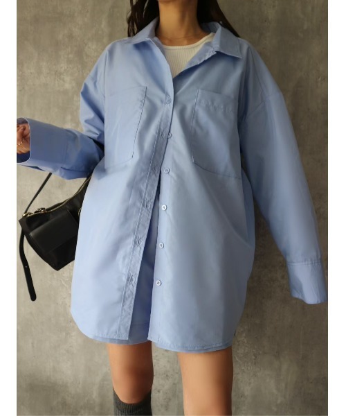 TRUNC(トランクエイティーエイト)の「Utility Shirt & Shorts Setup(シャツ/ブラウス・レディース・ブルー・FREE)」の9枚目の写真